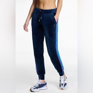 Juicy Couture Double Stripe Velour Joggers